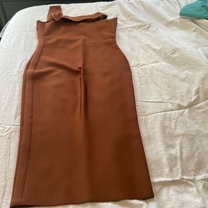 Brown Bandage Dress
